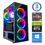 INTOP Ryzen 5 9600X 32GB DDR5 500SSD M.2 NVME+2TB RTX4060Ti 8GB WIN11